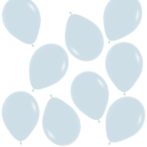 Fashion Solid White Biodegradable Mini Latex Balloons 13cm / 5 in - Pack of 100 Product Image