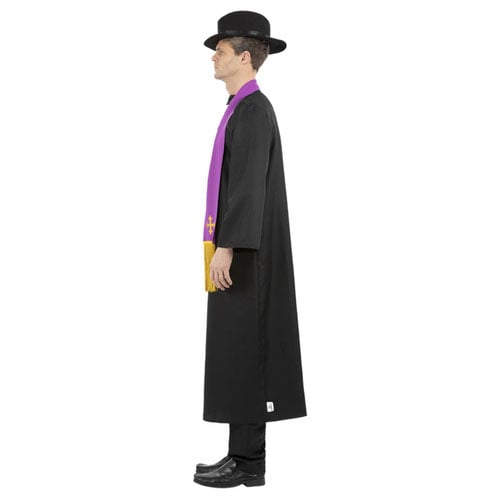 Father Merrin The Exorcist Priest Fancy Dress Costume Adult Mens Medium Product Gallery Image