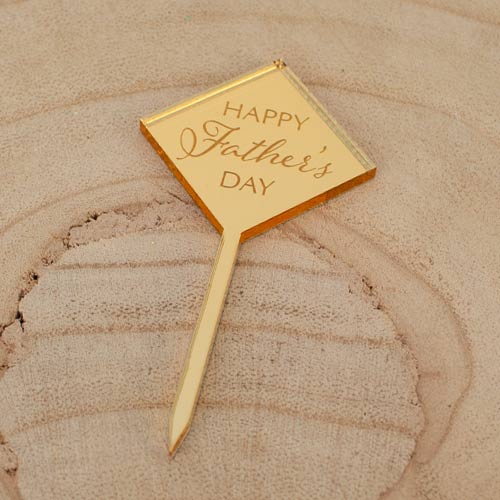 Father's Day Square Cake Topper Product Gallery Image