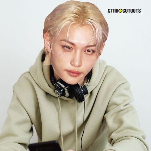 Felix Stray Kids K-Pop Cardboard Face Mask Product Gallery Image