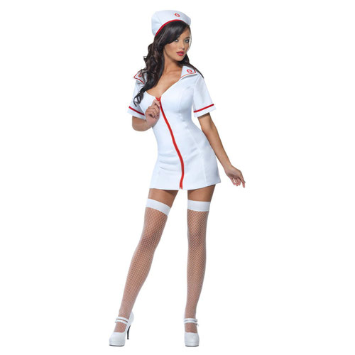 Fever No Nonsense Nurse Fancy Dress Costume Ladies Extra Small - UK 4-6 Product Gallery Image