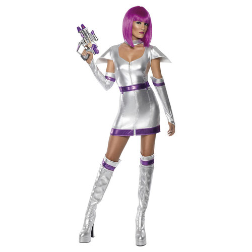 Fever Space Cadet Fancy Dress Costume Ladies Small - UK 8-10 Product Gallery Image