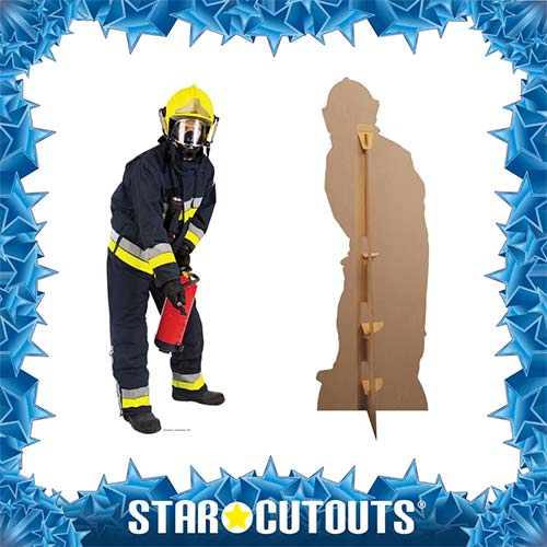 Fireman Lifesize Cardboard Cutout 183cm Product Gallery Image