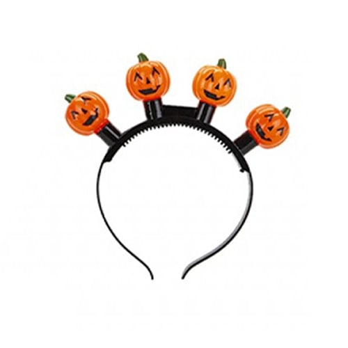 Flashing Pumpkin Halloween Headband Product Image