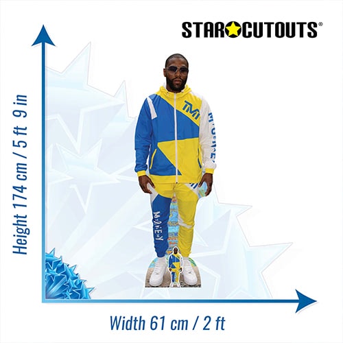 Floyd Mayweather Lifesize Cardboard Cutout 174cm Product Gallery Image