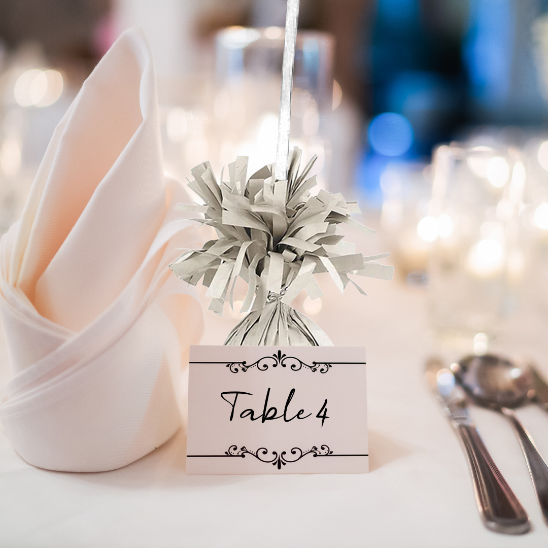 Black Foil Balloon Weight 175g Product Gallery Image