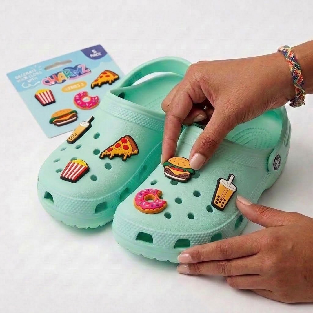 Food Clog Charmz Shoe Accessories - Pack of 5 View 2