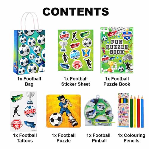 Football Pre-Filled Party Favour Bag Product Gallery Image