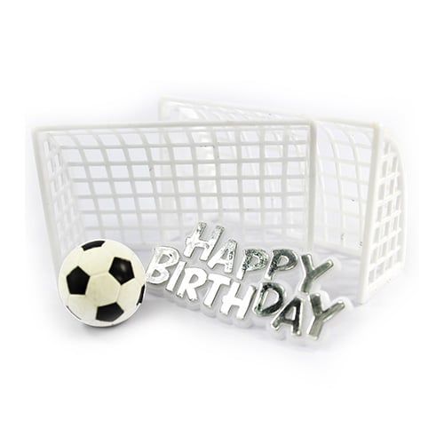 Football Theme Birthday Cake Topper Kit Product Gallery Image