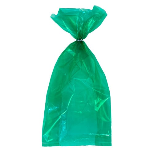 Forest Green Clear Cello Gift Bags with Twist Ties - Pack of 30 Product Gallery Image
