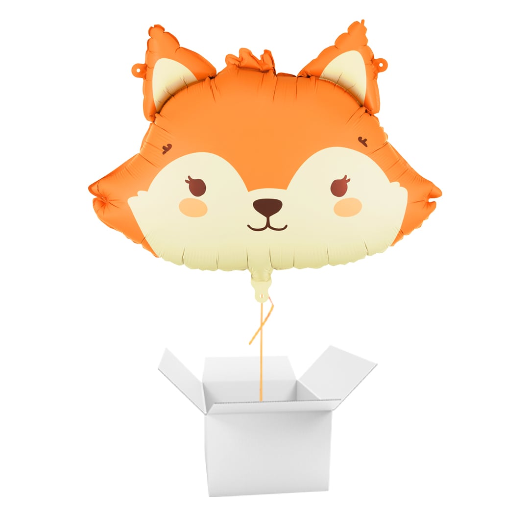 Fox Giant Foil Balloon - Balloon In A Box