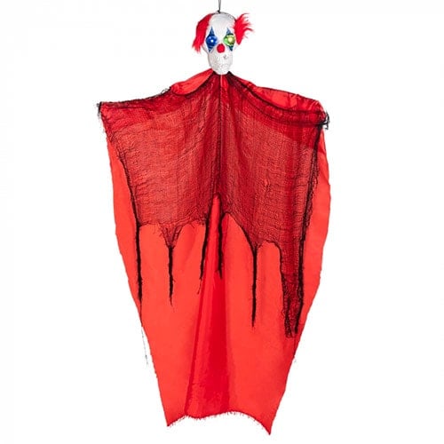 Freaky Clown Halloween Hanging Animated Prop Decoration 150cm Product Gallery Image