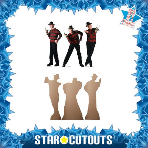 Freddy Krueger A Nightmare On Elm Street Table Top Cardboard Cutouts - Pack of 3 Product Gallery Image