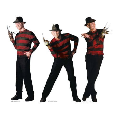 Freddy Krueger A Nightmare On Elm Street Table Top Cardboard Cutouts - Pack of 3
