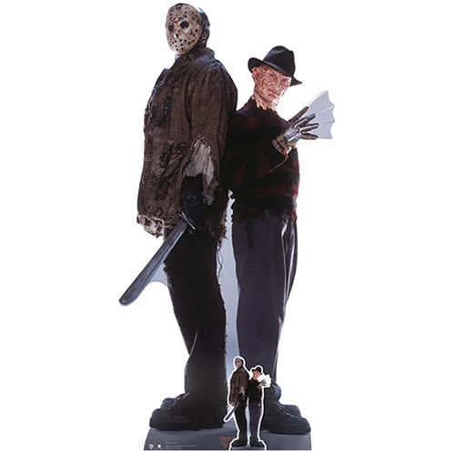 Freddy vs Jason Halloween Double Lifesize Cardboard Cutout 195cm Product Gallery Image