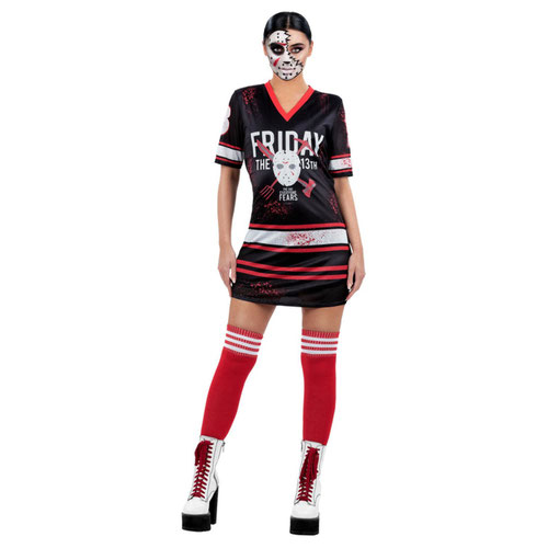 Friday the 13th Fancy Dress Costume Ladies Small - UK 8-10 Product Gallery Image