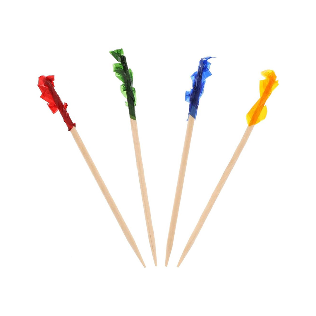 Frilled Party Food Picks - Pack of 50