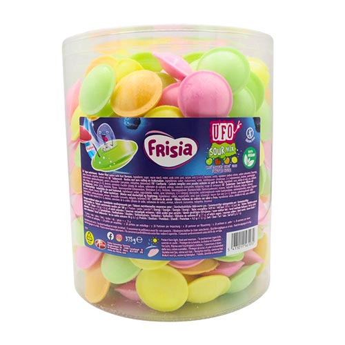 Frisia Sour Flying Saucers Vegan Gluten Free Sweets - Pack of 300 Product Gallery Image