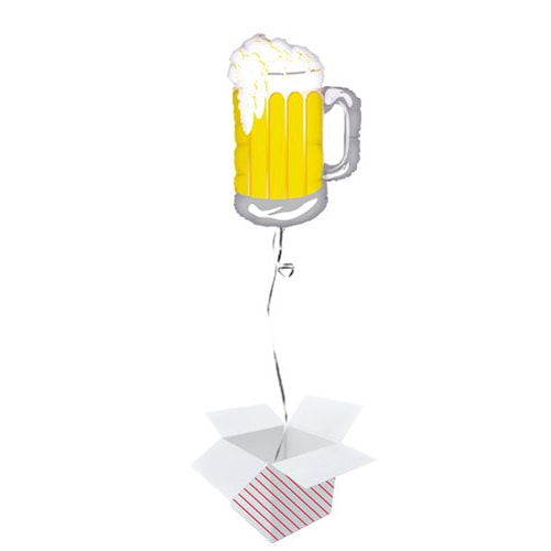 Frosty Mug Helium Foil Giant Balloon - Inflated Balloon in a Box