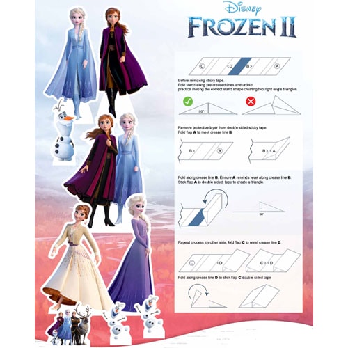 Frozen 2 Table Top Cutout Decorations - Pack of 9 Product Gallery Image