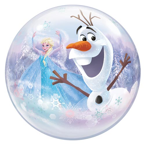 Frozen Disney Transparent Bubble Helium Qualatex Balloon 56cm / 22 in Product Gallery Image