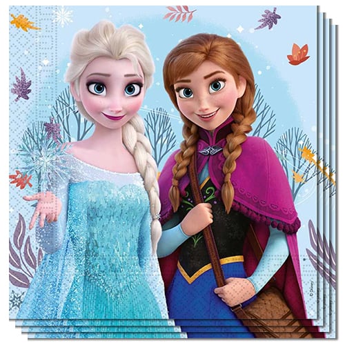 Frozen Idyllic Wonder Disney Paper Luncheon Napkins 2 Ply 33cm - Pack of 20