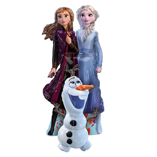 Frozen II Elsa Anna & Olaf Airwalker Foil Balloon 147cm / 58 in Product Image