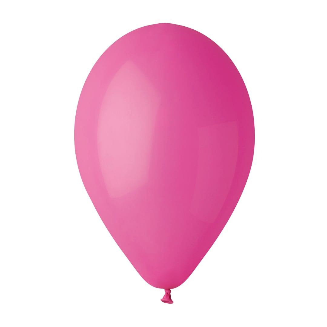 Fuchsia Hot Pink Latex Balloon 23cm / 9 in - Single
