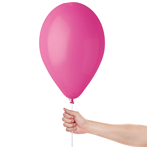 Fuchsia Hot Pink Bio Latex Balloons 33cm / 13 in - Pack of 10 Product Gallery Image