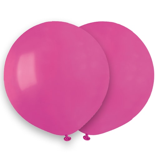 Fuchsia Pink Biodegradable Latex Balloons 48cm / 19 in - Pack of 25 Product Image