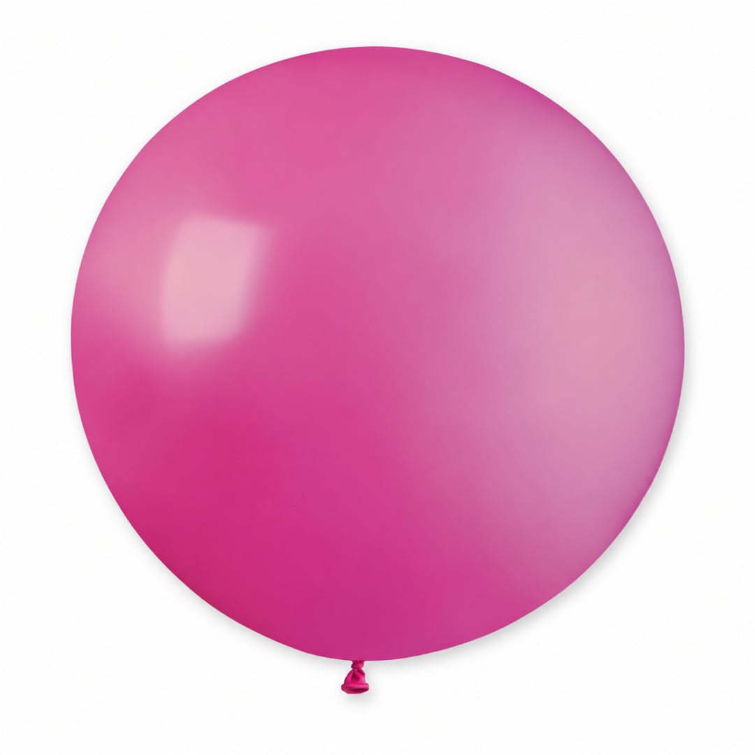 Fuchsia Pink Jumbo Latex Balloon 79cm / 31 in - Single