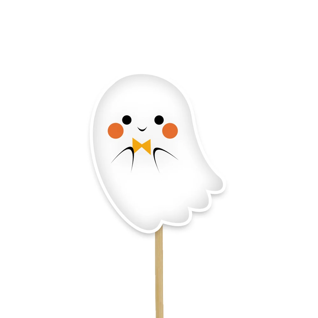 Fun Halloween Cupcake Food Pick Toppers - Pack of 12 View 5