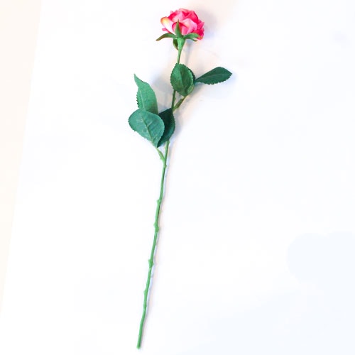 Fuchsia Pink Diamond Rose Artificial Silk Flower 40cm Product Gallery Image