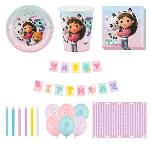 Gabby's Dollhouse 6 Person Deluxe Party Pack
