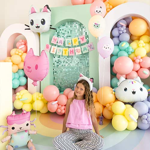 Gabby's Dollhouse Happy Birthday Paper Banner 1.8m Product Gallery Image
