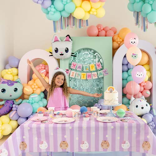 Gabby's Dollhouse Happy Birthday Paper Banner 1.8m Product Gallery Image