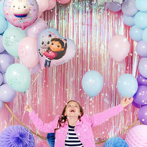 Gabby's Dollhouse Heart Shape Foil Helium Balloon 35cm / 14 in Product Gallery Image