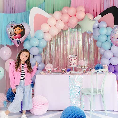 Gabby's Dollhouse Heart Shape Foil Helium Balloon 35cm / 14 in Product Gallery Image