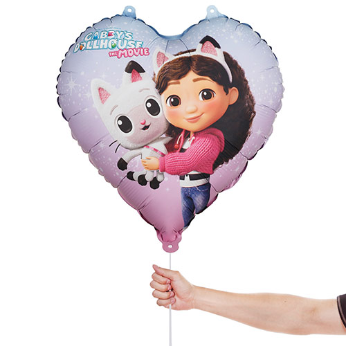 Gabby's Dollhouse Heart Shape Foil Helium Balloon 35cm / 14 in Product Gallery Image