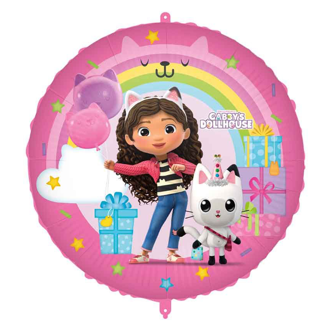Gabby's Dollhouse Rainbow Round Foil Balloon 46cm / 18 in