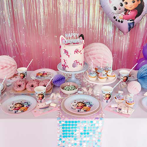 Gabby's Dollhouse Round Paper Plates 23cm - Pack of 6 Product Gallery Image