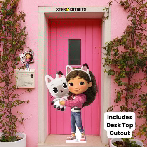 Gabby and Pandy Paws Gabby's Dollhouse Star Mini Cardboard Cutout 95cm Product Gallery Image