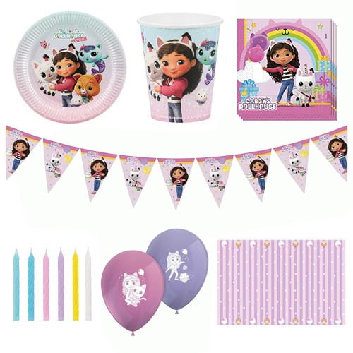 Gabby's Dollhouse 6 Person Deluxe Party Pack