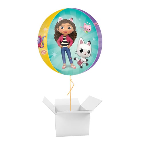 Gabby's Dollhouse Orbz Foil Helium Balloon - Inflated Balloon in a Box
