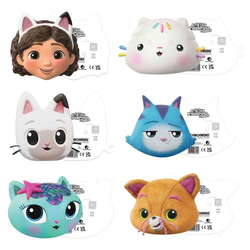 Gabby's Dollhouse: The Movie Cardboard Face Masks - Pack of 6 Product Gallery Image