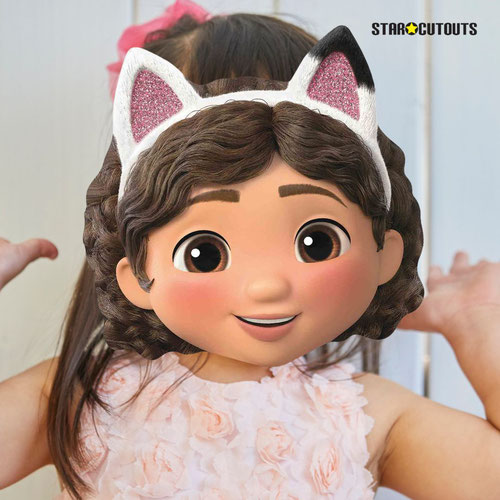 Gabby's Dollhouse: The Movie Cardboard Face Masks - Pack of 6 Product Gallery Image