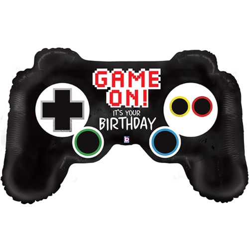 Game Controller Birthday Helium Foil Giant Balloon 91cm / 36 in Product Image