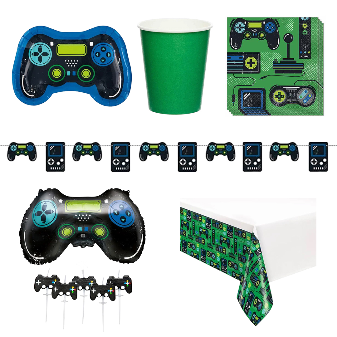Gamer 8 Person Deluxe Party Pack