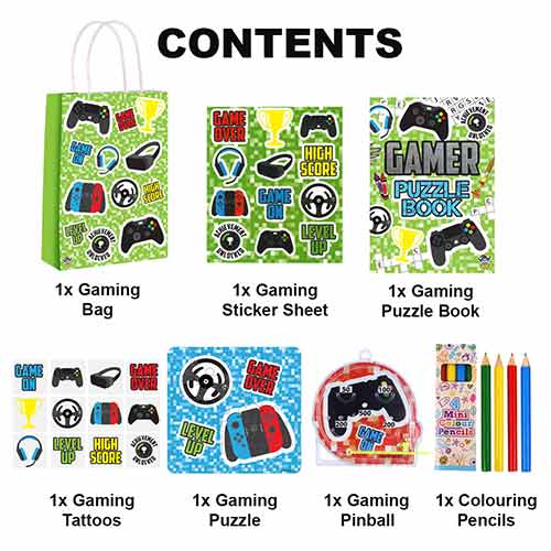 Gamer Pre-Filled Party Favour Bag Product Gallery Image