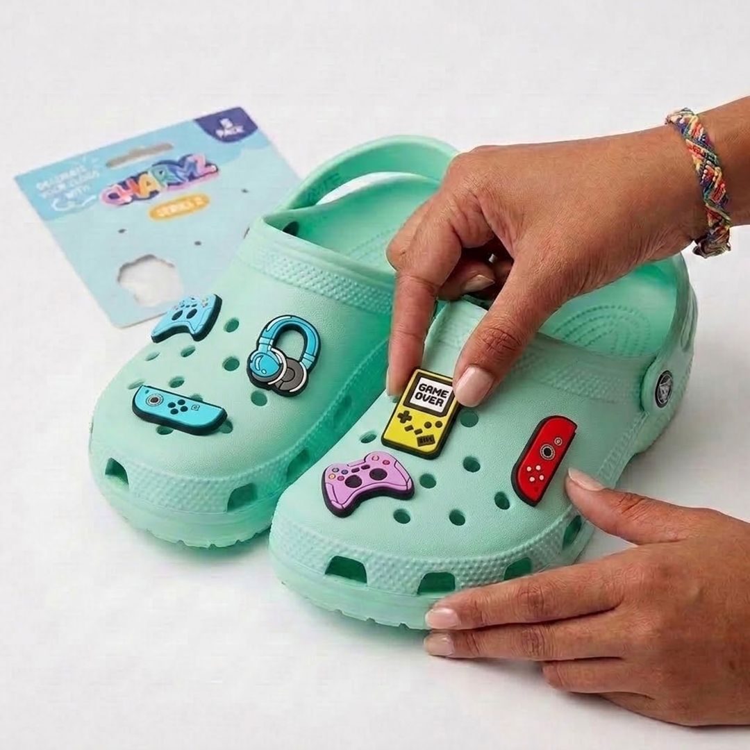 Gaming Clog Charmz Shoe Accessories - Pack of 5 View 2
